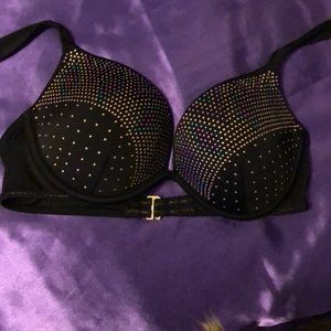 Colored studded bikini top